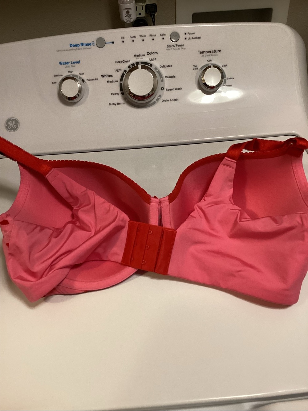 torrid Pink Bra with Red Heart Print 38DD NWT - Picture 3 of 3